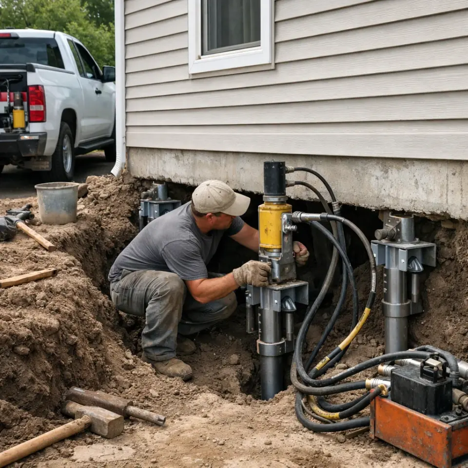 foundation repair White Pine