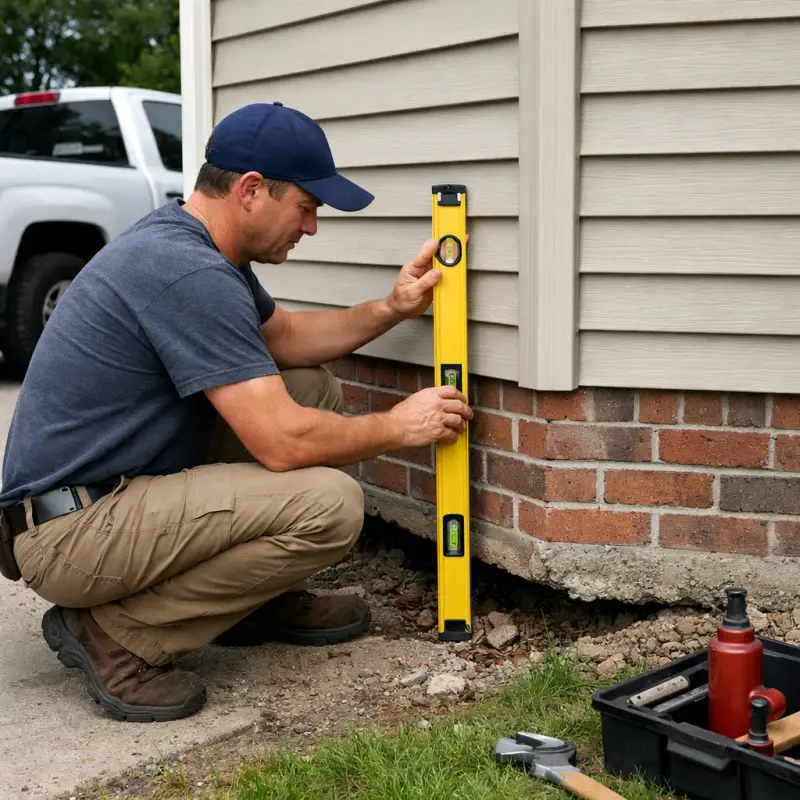 Foundation Settling Repair Greeneville